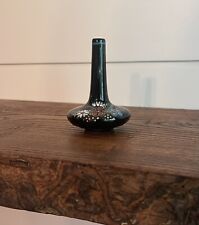 Vintage Royal Delft De Porceleyne Fles Famille Noire Small Bud Vase-Signed picture