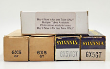 6X5 Sylvania Tube New (New Old Stock) Test NEW 1 Year Warranty picture