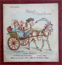 Punch & Judy Children's Story c. 1880's chromolithographed promotional booklet picture