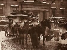 Alfred Stieglitz “The Terminal,”horse-drawn streetcar,1893Harlem,12 x 18”$149.00 picture