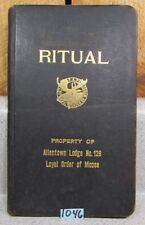 Original ALLENTOWN, Pennsylvania Lodge No. 128 Loyal Order Of MOOSE Ritual Book picture