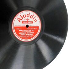 Johnny Moore's Three Blazers 78 Charles Brown BABY DON'T YOU CRY Aladdin  G 1597 picture