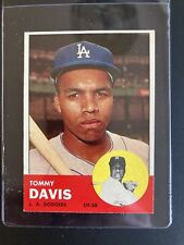 1963 Topps Baseball #310 Tommy Davis Los Angeles Dodgers ￼EX /NM picture