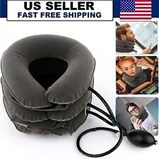 Cervical Neck Traction Device Collar Brace Support Pain Relief Stretcher Therapy picture