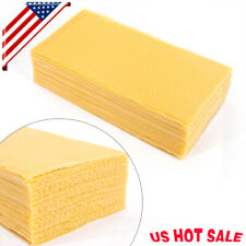 30Pcs Beekeeping Bee Wax Nest Bed Beeswax Sheets Honeycomb Foundation Sheets picture
