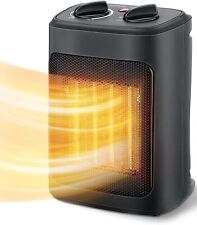 1500-Watt Space Heater With Thermostat Electric Ceramic 9-Inch Black - NEW picture