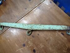 Antique Cast Iron Meat Hanger/Rack Green Metal Bar Hooks Salvage Repurpose Prop picture