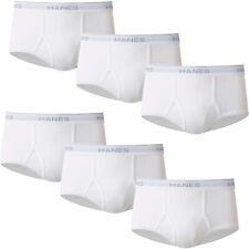 Hanes Men's Value Pack White Briefs, 6 Pack picture