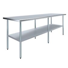 30 in. x 96 in. Stainless Steel Work Table | Metal Utility Table picture