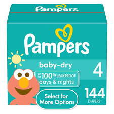 Size 4 Baby Dry Diapers, 144 Count. (Select for More Options) picture