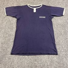 Vintage 60s Champion Running Man Duke T-Shirt Size M Blue Graphic Cotton picture