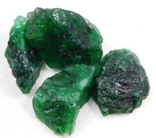 154.20 Ct Natural Colombian Green Emerald Rough Loose Gemstone (Lot) picture