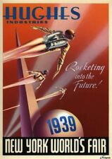 1939 New York World's Fair Vintage Style Travel Poster - 11x17 Hughes Industries picture