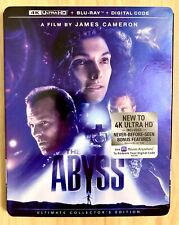 The Abyss 4K Ultra HD + Blu-ray + Digital w/ Slipcover James Cameron Sci-Fi New picture