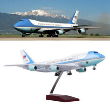 1/150 Diecast Airplane Toys Air Force One Airlines Model with Lights&Undercarria picture