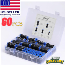 60pcs Quick Connect Air Hose Fittings Pneumatic Push to Connect Fittings Kit picture
