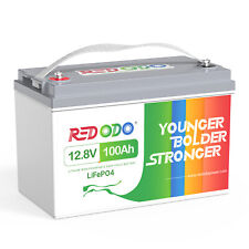 Redodo 12V 100Ah LiFePO4 Deep Cycle Lithium Battery for RV Solar System Marine picture