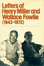LETTERS OF HENRY MILLER AND WALLACE FOWLIE (1943-1972) - Hardcover **Mint** picture