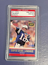 2011 Topps Super Bowl Legends XXXVIII Tom Brady  GEM MINT 10 picture