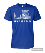 New York Rangers HockeyTeam 2023 -2024 Player Names T-Shirt, Size S-5XL picture