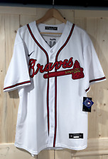 Atlanta Braves #13 Ronald Acuna Jr Stitched White Jersey - Mens XL - NWT picture