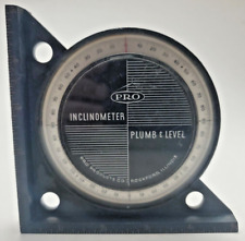 Vintage Pro Products Inclinometer Plumb And Level Made in Rockford Illinois USA picture
