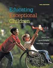 Educating Exceptional Children - Hardcover, by Kirk Samuel; Gallagher - Good picture
