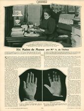 1903 Double Sided Magazine Hand Read Antique Document picture