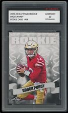 Brock Purdy 2022 Leaf Prized 1st Graded 10 Rookie Card RC San Francisco 49ers picture