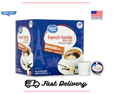Great Value 100% Arabica French Vanilla Medium Roast Ground Coffee Pods, 48 Ct picture