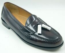 Cole Haan Men's Pinch Tassel Loafer Burgundy Leather Sz 13 D Dress Shoes picture