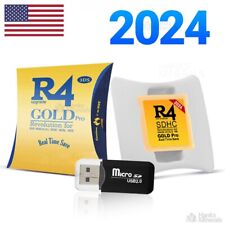 2024 Version R4 Gold Pro SDHC R4i For DS/3DS/2DS Revolution Cartridge + USB picture