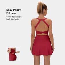 Women Backless Criss Cross Active Dress Easy Peezy Gym Clothes picture