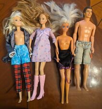 Lot Of 3 Vintage Mattel Barbie Dolls with extra clothes Please read description picture