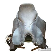 Vintage Early 1900s English Leather Saddle picture
