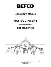 Operator Maint & Service Parts Manual BEFCO DRO 330 DRP 330 Hay Rotary Tedders picture