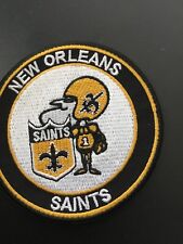 NEW ORLEANS SAINTS Vintage Iron on Embroidered  Patch 3” X 3” picture