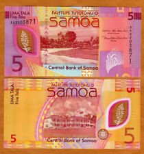 Western Samoa, 5 Tala, ND (2023), P-New, Polymer, AA-Prefix UNC picture