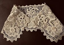 Antique Chemical Lace Adorable Baby Collar   Exotic Flower Ornamental Pattern picture