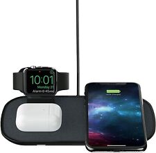 Mophie 3-in-1 Wireless Charging Pad for iPhone & Apple Watch, Black picture