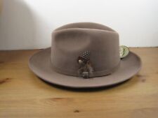 vintage SCALA FurFelt fedora Hat light brown picture