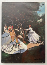 CLAUDE MONET Painting Oil on Canvas (Handmade) Signed and Stamped Vintage art picture