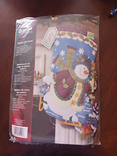 Bucilla Felt Stocking kit Snowman #85429 picture