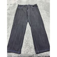Vintage Brooklyn Xpress Jeans Mens 42x34 Black Grunge Y2k 90s Baggy Skater Denim picture