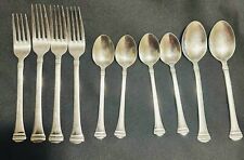Vintage Towle Silver Classique Bead 18/10 Stainless Mixed Flatware 10 Pcs picture
