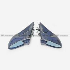 For Nissan R33 Skyline 2Door(RHD) GTR GTST Rearview Mirror Blue bling Carbon picture