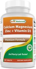 Best Naturals Calcium Magnesium Zinc with Vitamin D3, 300 Tablets picture