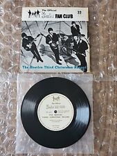 'The Beatles Third Christmas Record' 1965 U.K. fan club original 7
