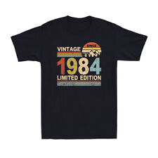 Vintage Since 1984 Limited Edition 40th Birthday Gift Men's Short Sleeve T-Shirt picture