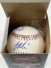 Joe Mauer Autographed Official MLB Baseball Minnesota Twins Rawlings Signed picture